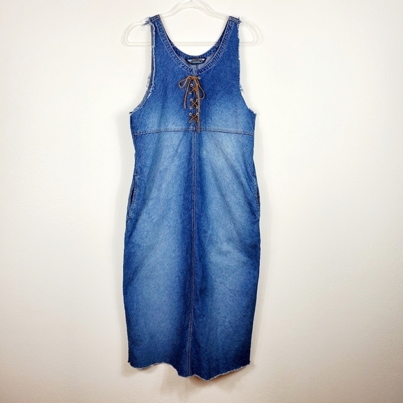 SHAVER LAKE DENIM JUMPER - Picture 1 of 8